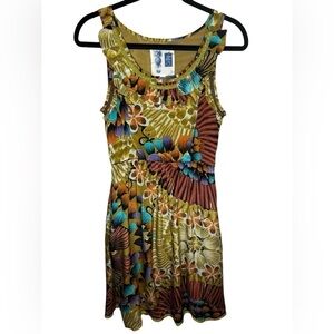 Edme & Esyllte Anthropology Dress Silk Lapulla Dress Size 2